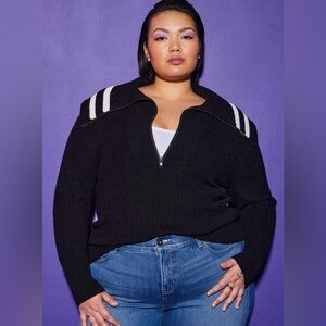 !NWT! Torrid Lovesick zip front pullover sweater women’s size 1X